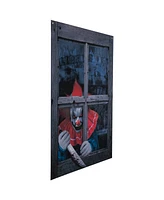Northlight 47" Creepy Clown Scary Window Halloween Decoration