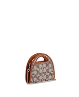 Coach Crystal Top Handle Card Case Wallet