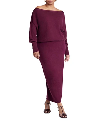 Eloquii Plus Sweater Column Skirt