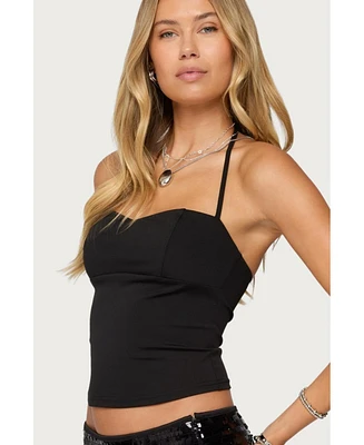 Edikted Women's Jesika Sweetheart Halter Top