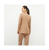 M.m.LaFleur Yiyan Classic Blazer - Wool Twill