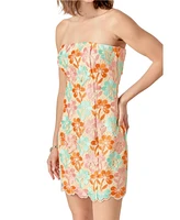 endless rose Women's Rhinestone Lace Dress
