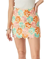endless rose Women's Rhinestone Lace Skirt
