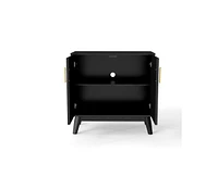 Casainc Mid Century Modern Kitchen Cabinet with Adjustable Shelves & Solid Wood Legs