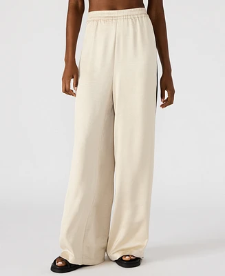Steve Madden Women's Moxie Side-Striped Pants