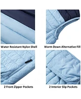 Alpine Swiss Men's Down Alternative Vest Jacket Lightweight Packable Puffer