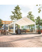 Mondawe 16x32ft Commercial Party Tent - Waterproof Outdoor Canopy with Removable Walls