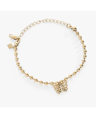 Butterfly Ball Chain Bracelet