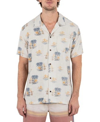 Hurley Men's Laguna Camp Short Sleeve Shirt