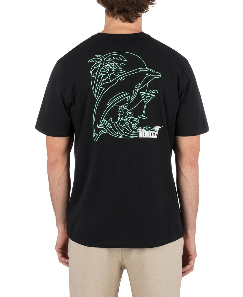 Hurley Men's Porpoise Short Sleeve T-Shirt