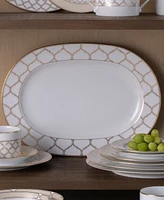 Noritake Eternal Palace Gold Oval Platter, 14"