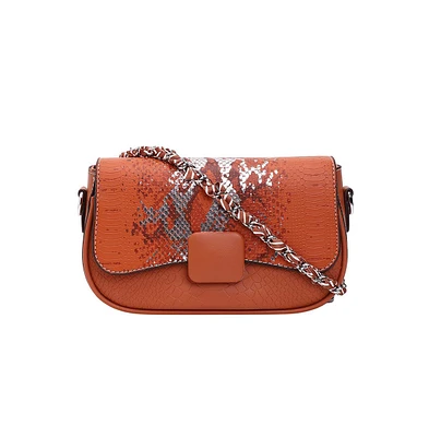 Women's The Coilmark Curve Hand Bag - Terracotta Brown