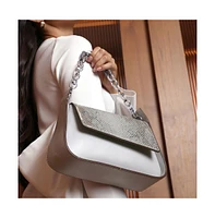 Women's The Coilmark Asymmetric Hand Bag - Coin Grey
