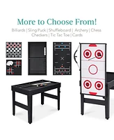 Best Choice Products 13-in-1 Combo Game Table Set w/ Ping Pong, Foosball, Basketball, Air Hockey, Archery
