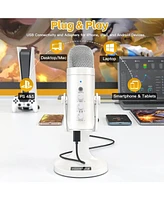 ZealSound Gaming Usb Microphone k66w-us and d65p Furry Cover