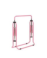 Zenova Gymnastics Bar Kids, Junior Training Bar, Height Adjustable Horizontal Bars, Folding Gymnastics Bars Monkey Bars for Kids