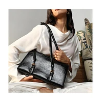 Women's The Coreline Satchel Bag - Onyx Black