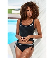 Lascana Women's Two-Tone Underwire Tankini Swimsuit Top
