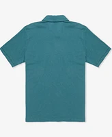 Hurley Men's Printed Stripe Slub Short Sleeve Polo Shirt