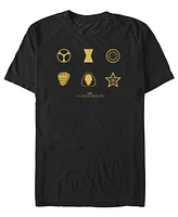 Fifth Sun Men's Thunder Icons Short Sleeve T-Shirt