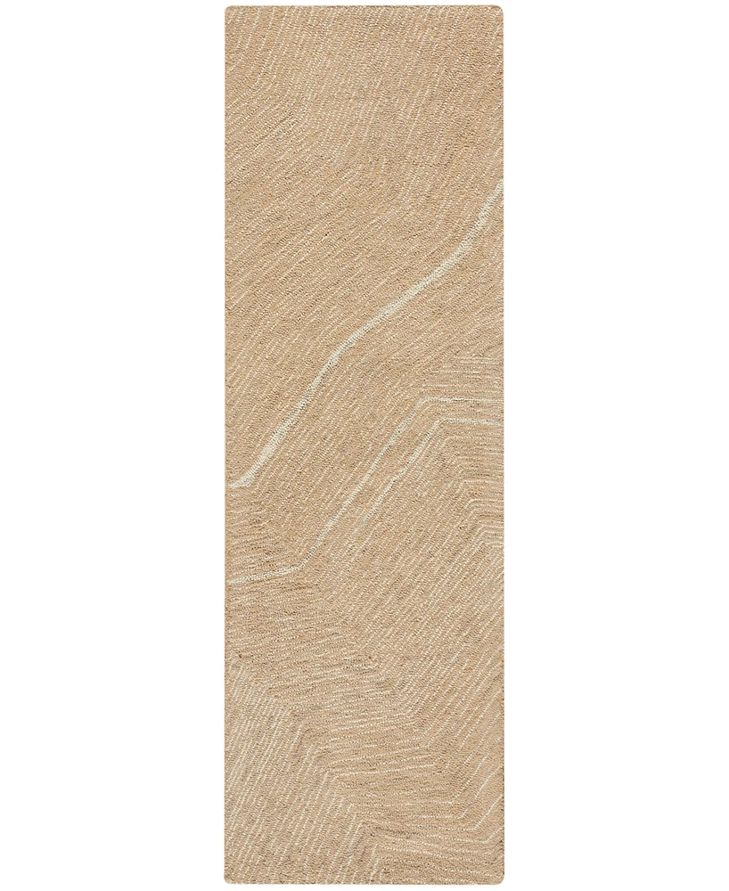 Dkny Pure Angles ANG01 2'2"x7'5" Runner Area Rug