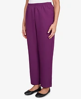 Alfred Dunner Women's Classic Poly Accord Short Length Pants