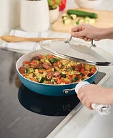 KitchenAid Hard-Anodized Ceramic Induction 12.5" Skillet with Lid