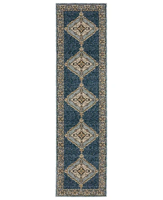Oriental Weavers Andorra 2430A 2'3"x8' Runner Area Rug