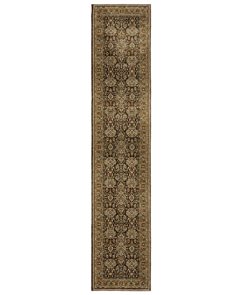 Oriental Weavers Andorra 2431A 2'6"x12' Runner Area Rug