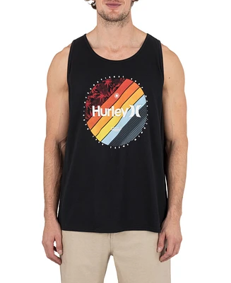 Hurley Men's Linear Palm Tank Top