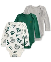 Polo Ralph Lauren Baby Boys 3-Pk. Cotton Bodysuits