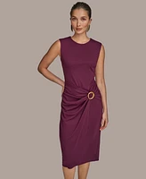 Donna Karan New York Women's Hardware Sleeveless Sheath Dress