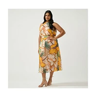 Estelle Paradisa Sleeveless Midi Dress