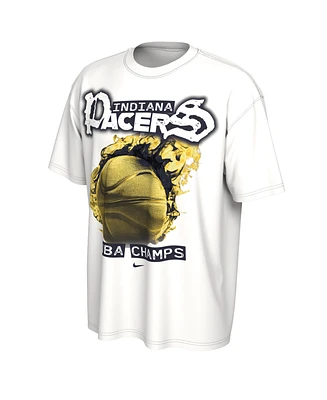 Nike Men's and Women's White Indiana Pacers 2025 Nba Finals Champions Celebration Parade Roster T-Shirt