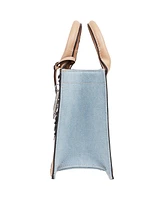 True Religion Bombe Logo Denim Tote