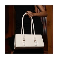 Women's The Coreline Satchel Bag - Ecru White