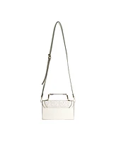 True Religion Studded Denim Flap Bag