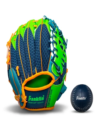 Franklin Sports 9.5" Teeball Meshtek Glove Ball Set - Right Handed