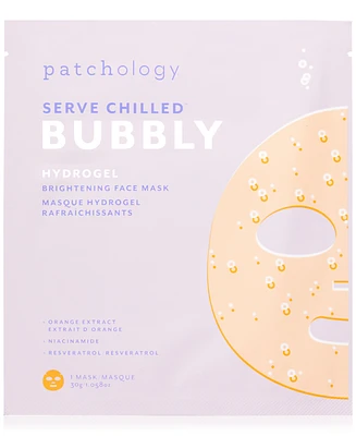 Patchology Bubbly Cheeks Brightening Hydrogel Face Mask