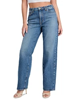 Guess Women's High Rise Straight-Leg Jeans