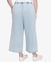 Ruby Rd. Plus Snow Washed Wide Leg Pants