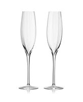 Waterford Elegance Optic Flute 8 oz, Set of 2