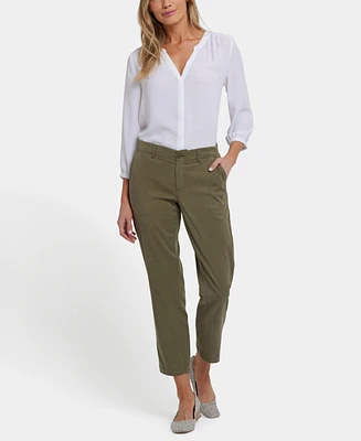 Nydj Women's Easy-Fit Ankle Trouser Pull On Pants