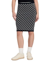 Guess Women's Lise 4G-Logo Pull-On Sweater Skirt