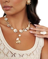 Ettika True Shell Pendant Necklace