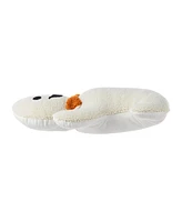 Glitzhome Halloween Hooked Ghost Shaped Pillow, 12" x 4"
