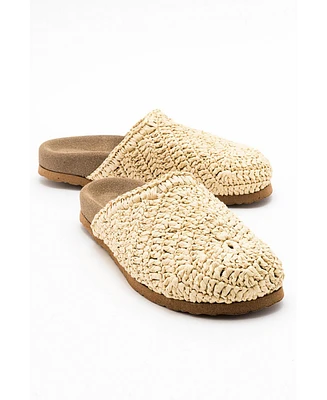 Prologue Shoes Loop Woven Slide Sandal (Women)