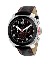 Christian Van Sant Mens Grand Python Black Dial Watch Cv3au1