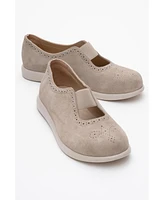 Chelle Elastic Leather Flat (Women)