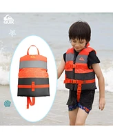 Quiksiver Uscga Life Vest for Children, Quick-Release Buckles & Leg Strap